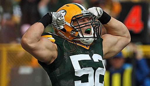 Clay Matthews gehört mit 13,5 Sacks zu den gefährlichsten Verteidigern der NFL