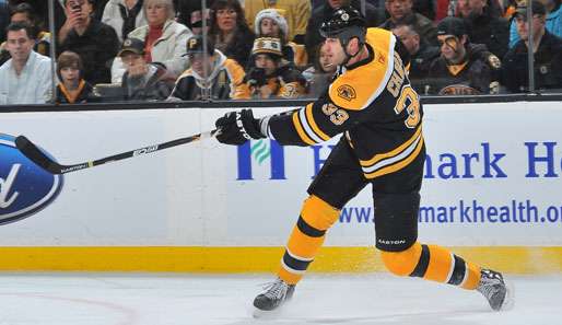 Bruins-Verteidiger Zdeno Chara ließ insgesamt sieben Schüsse auf Carolinas Tor ab