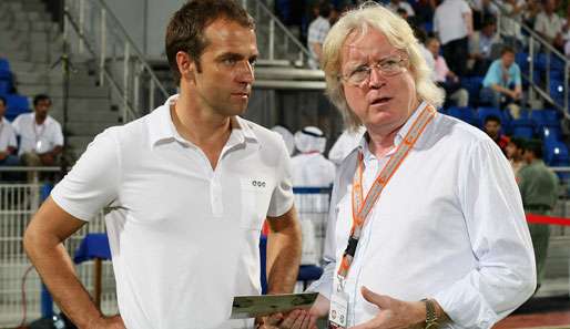 Winfried Schäfer (r) hat den FK Baku verlassen