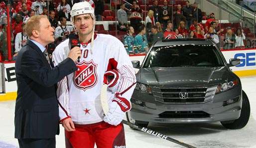 Patrick Sharp von den Chicago Blackhawks wurde beim All-Star-Game zum MVP gewählt