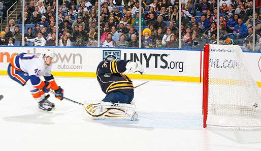 Rookie Michael Grabner schoss die Islanders in Buffalo in der Overtime zum Sieg