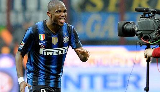 Samuel Eto'o steht derzeit bei 15 Saisontoren für Inter Mailand