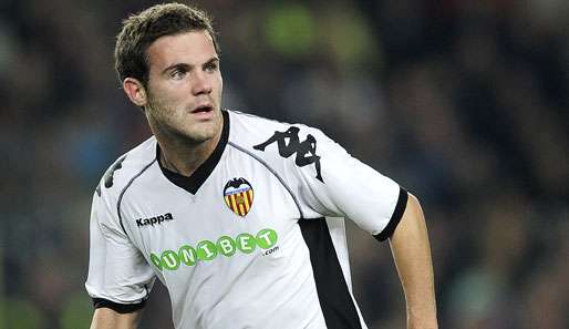 Juan Mata steuerte beim 2:1-Sieg des FC Valencia gegen Athletic Bilbao einen Treffer bei