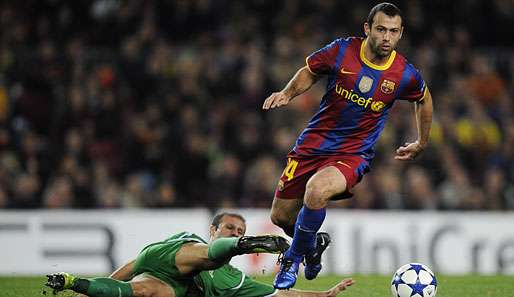 Spielt er schon bald für Juventus Turin? Der argentinische Nationalspieler Javer Mascherano
