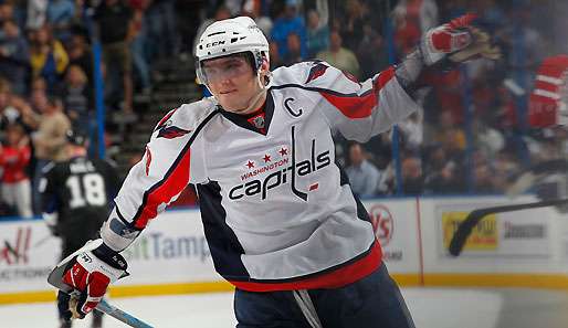 Alexander Owetschkin erzielte im Shootout das entscheidende Tor zum Sieg der Capitals 