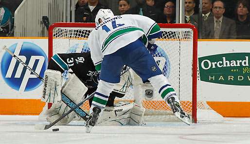 Alexandre Burrows schoss im Shootout das entscheidende Tor zum Sieg der Canucks