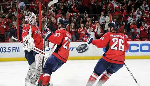 Washingtons Rookie-Keeper Braden Holtby brachte die Hurricanes zum Verzweifeln