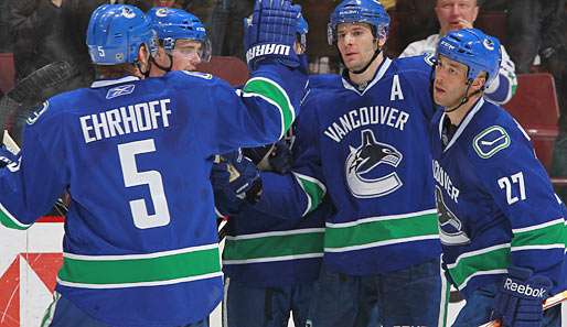 Christian Ehrhoff steuerte zwei Assists zum Sieg seiner Vancouver Canucks bei