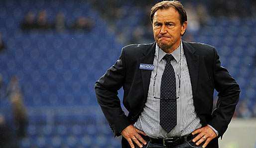 Bielefelds Trainer Ewald Lienen konnte auch in Osnabrück keinen Sieg feiern
