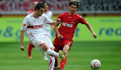 Sorgte mit seinem Elfmeter zum 3:0 für die Entscheidung: Stuttgarts Zdravko Kuzmanovic (l.) 