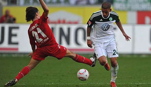 Ashkan Dejagah (r.) war on fire: Gegen die Kölner machte schnürte er einen Doppelpack