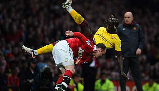 Das Hinspiel zwischen Manchester United und dem FC Arsenal ging mit 1:0 an die Red Devils