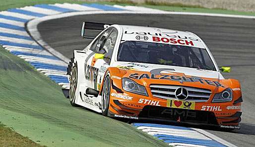 Ralf Schumacher fuhr zum ersten mal in seiner DTM-Karriere aufs Podium