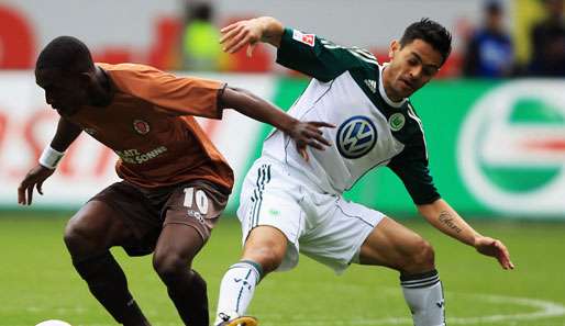 Wolfsburgs Josue (r.) steht angeblich bei Dynamo Moskau auf der Liste