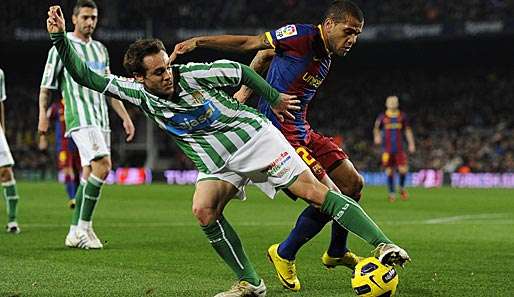 Treffen in der kommenden Saison auch wieder in der Liga aufeinander: Betis und Barcelona