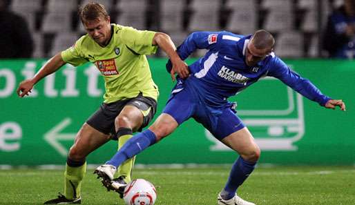 Timo Staffeldt (r.) fehlt dem Karlsruher SC gegen Union Berlin aus familiären Gründen