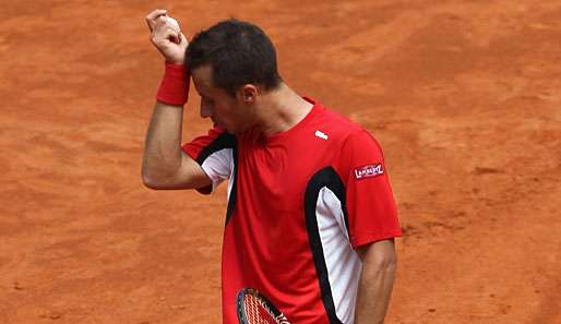 Philipp Kohlschreiber hat bei der Mannschafts-WM in Düsseldorf gegen Daniel Gimeno-Traver verloren