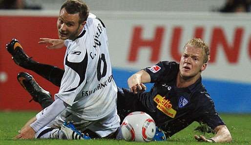 Christian Müller (l.) wechselt vom FSV Frankfurt zu RB Leipzig