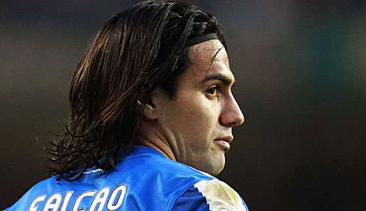 Geht sein Blick schon nach London? Radamel Falcao könnte bald in der Premier League kicken