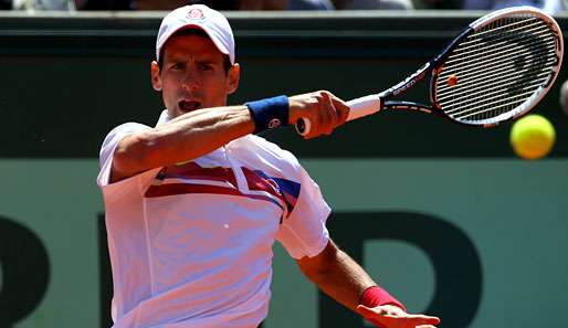Novak Djokovic hat Juan Martin Del Potro bei den French Open besiegt und steht im Achtelfinale