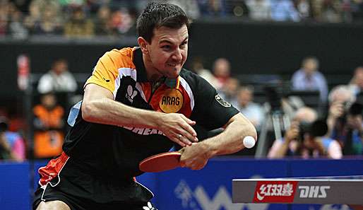 Im Bundesliga-Finale ist WM-Bronzemedaillen-Gewinner Timo Boll für Fortuna Düsseldorf im Einsatz