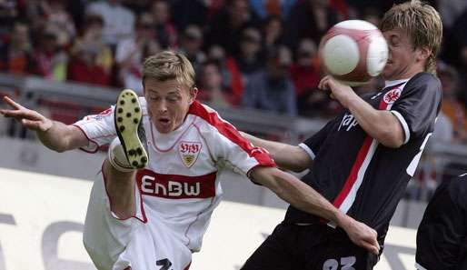 In Stuttgart hatte Jon Dahl Tomasson (l.) nicht unbedingt seine glücklichste Zeit