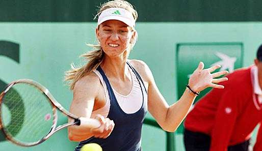 Ihr Höhenflug geht weiter: Mona Barthel steht beim Turnier in Kopenhagen im Viertelfinale