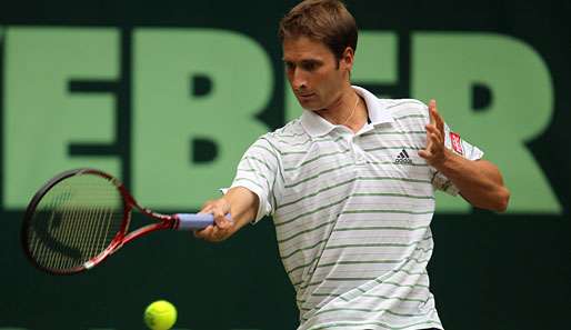 Florian Mayer hat bei den Gerry Weber Open in Halle den Einzug ins  Halbfinale verpasst