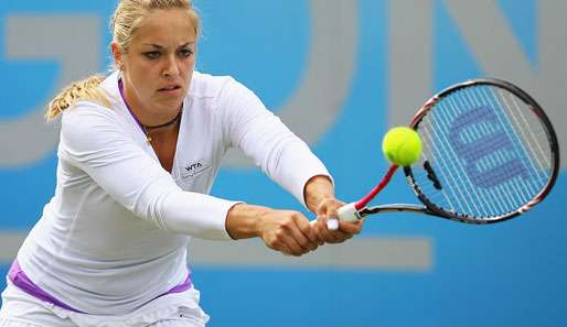 Sabine Lisicki trifft am Montag auf die Slowakin Daniela Hantuchova