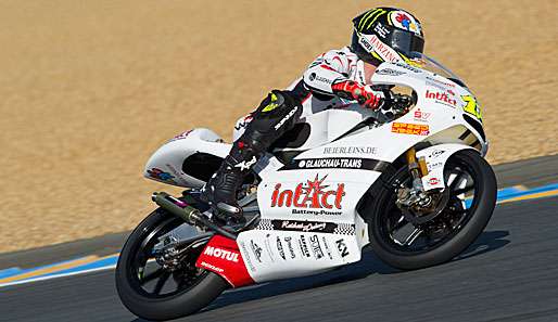 125er-Pilot Sandro Cortese startet bei den IDM auf dem Sachsenring 
