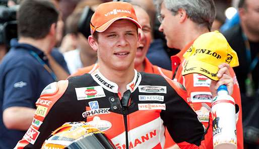 Motorradpilot Stefan Bradl steht vor einem Aufstieg in die MotoGP 