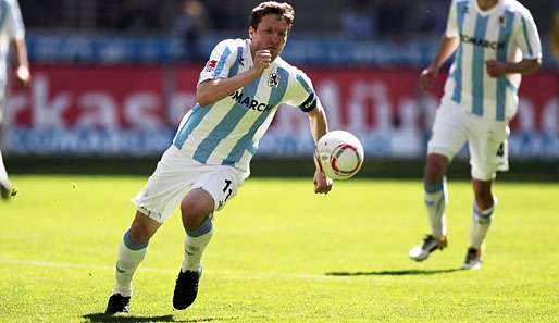Benjamin Lauth will mit dem TSV 1860 München um die Aufstiegsplätze kämpfen