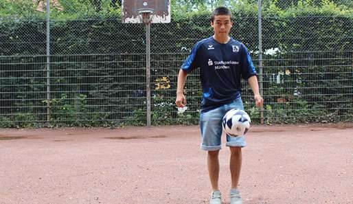 Mike Ott spielt in dieser Saison in der B-Jugend-Bundesliga für den TSV 1860 München 