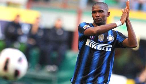 Samuel Eto'o gewann mit Inter Mailand unter anderem die Champions League 2010