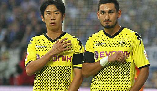 Sie sollen es richten: Dortmunds Youngster Shinji Kagawa und Ilkay Gündogan