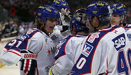 Die Adler Mannheim präsentieren sich bei der European Trophy in guter Form