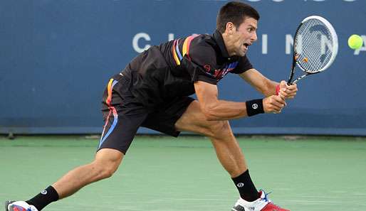 Novak Djokovic hat 2011 57 von 59 Matches gewonnen 