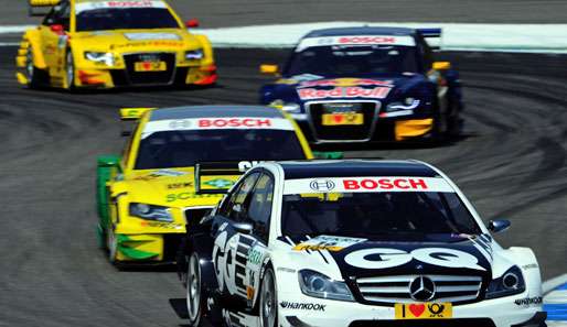 Audi. BMW und  Mercedes testen erstmals ihre neuen Boliden auf dem Lausitzring