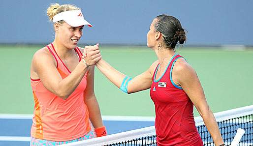 Laut Nick Bollettieri hat Angelique Kerber (l.) durchaus Siegchancen bei den US Open