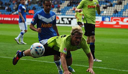 Sören Brandy (v.) schenkt den Bochumern zwei Tore ein und wird zum Matchwinner der Partie