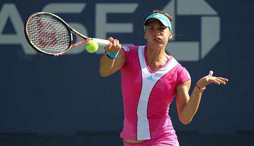 Andrea Petkovic hat ihr Match gegen Carla Suarez Navarro souverän gewonnen