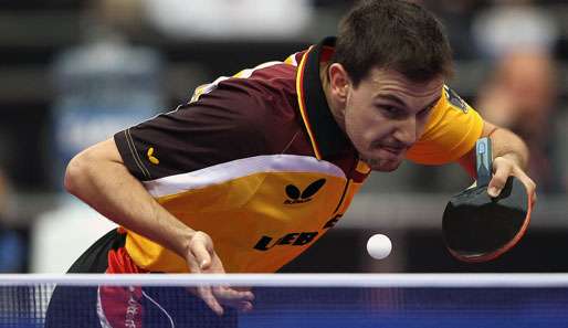 Team-Europameister Timo Boll hat auch im Einzel nur den Europameisterschaftstitel im Blick