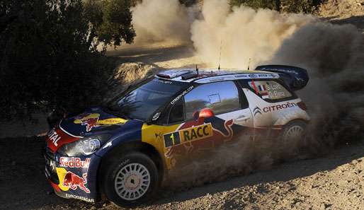 Rekordweltmeister Sebastien Loeb zeigte sich am ersten Tag in guter Verfassung