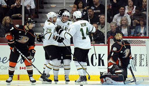 Die Stars gewannen in Anaheim schon ihr fünftes Spiel in Folge
