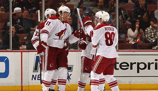 Die Phoenix Coyotes feierten in Anaheim ihren dritten Saisonsieg