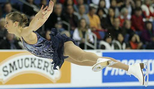 In Shanghai derzeit ganz vorne: Carolina Kostner aus Italien