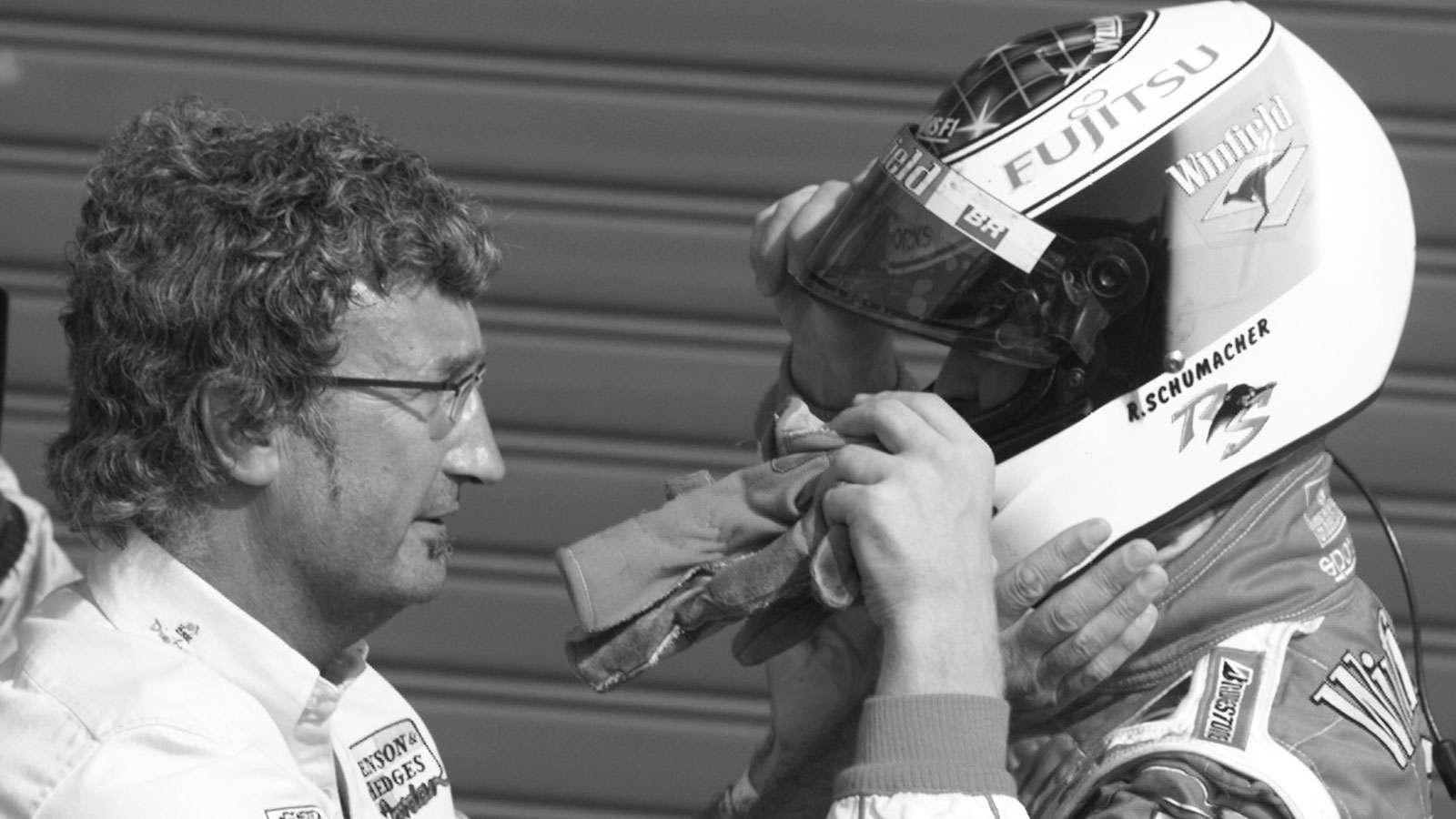 Eddie Jordan und Michael Schumacher