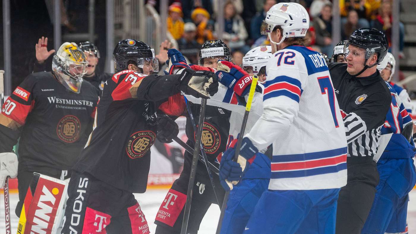 Deutschland - USA Eishockey