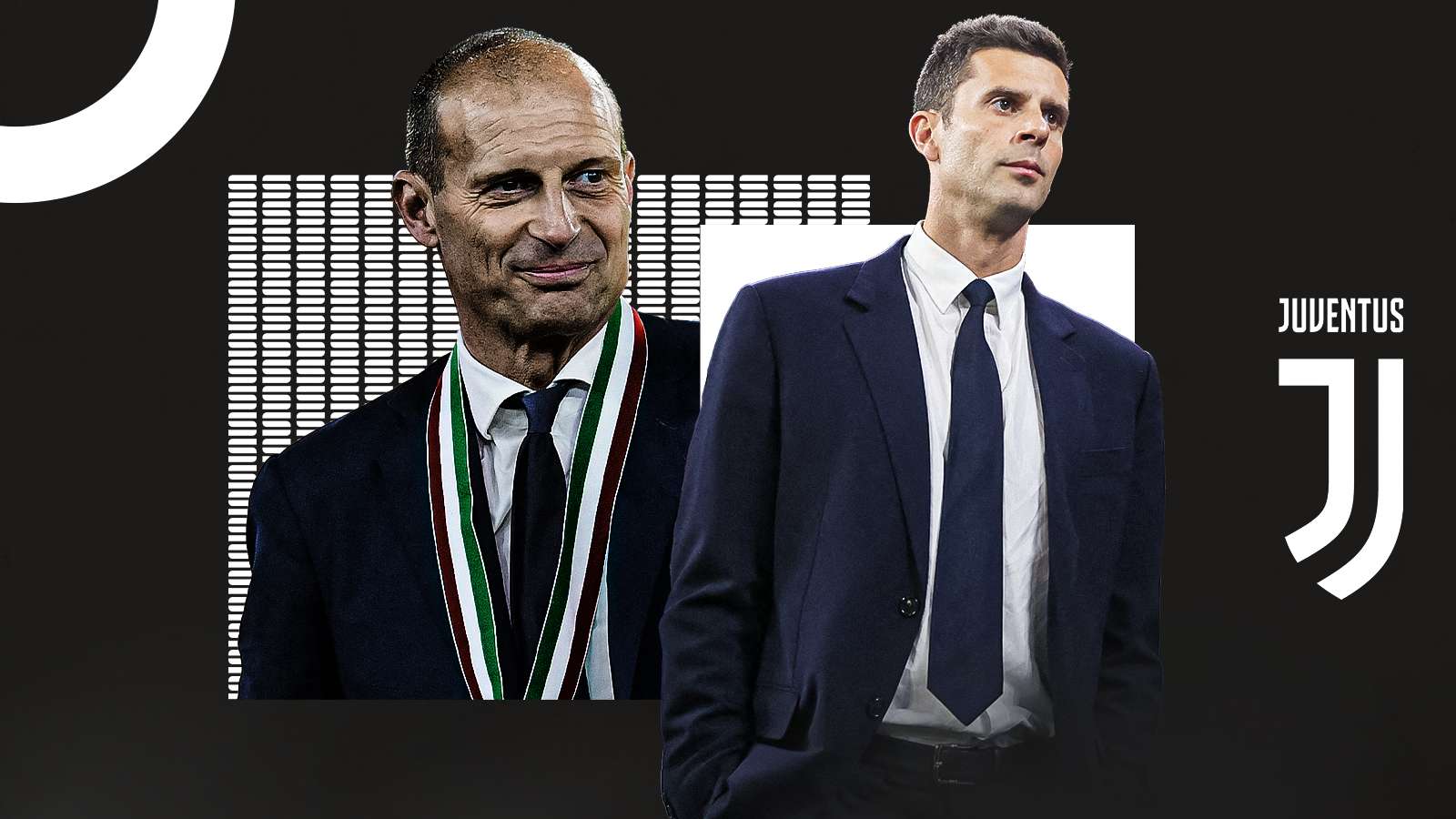 GFX Juventus Thiago Motta Massimiliano Allegri