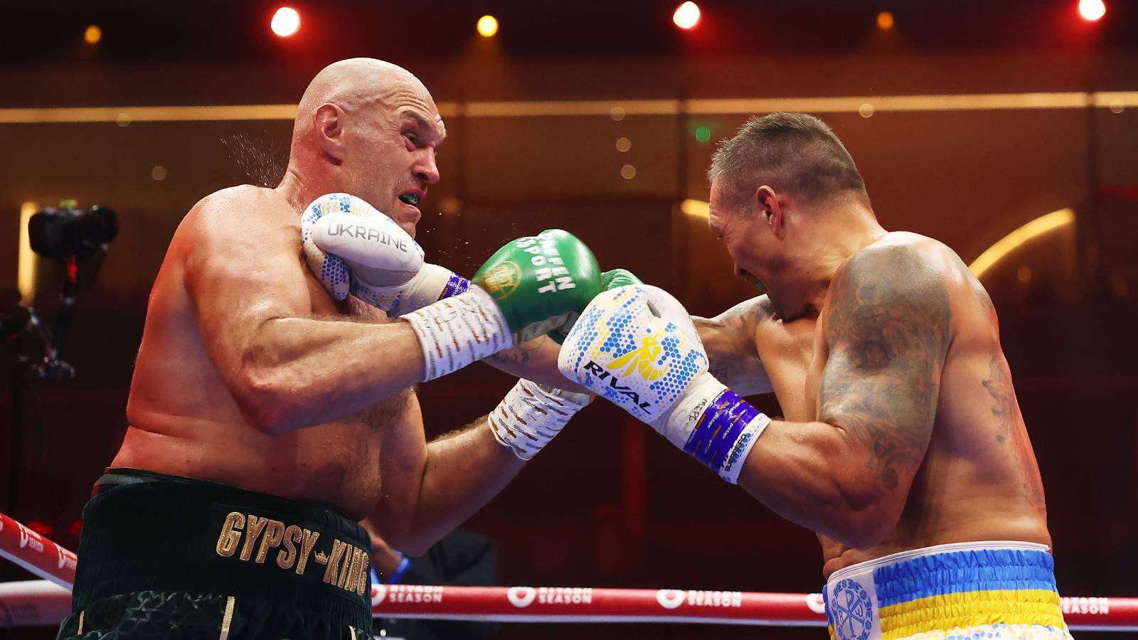 Tyson Fury and Oleksandr Usyk